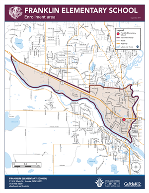 Franklin enrollment area map 